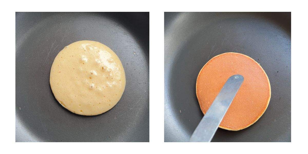 Dorayaki – Japanische Pfannkuchen gefüllt mit Bohnenpaste Doraemon Dorayaki Instructions