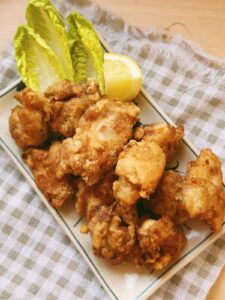 Delicious Tori Karaage (or Tatsutaage Chicken), showcasing their crispy texture and mouthwatering Japanese flavors.