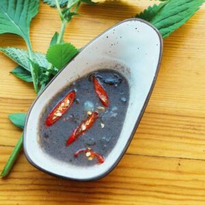 Mắm Tôm | Vietnamese Shrimp Paste (Authentic Way) a bowl of Mam Tom (Vietnamese Shrimp Paste)