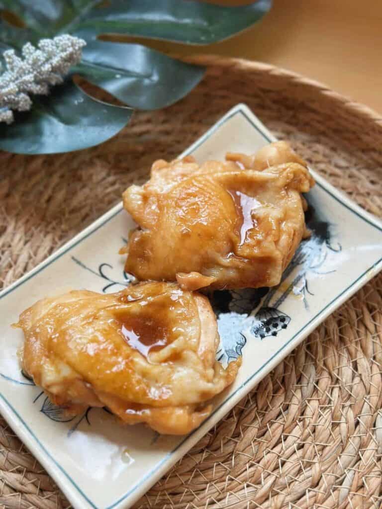 Deliciously prepared Japanese Teriyaki Chicken, glazed in a savory and sweet Teriyaki sauce.