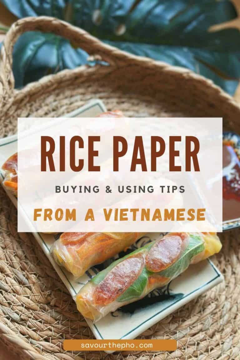 Rice paper tips from a Vietnamese