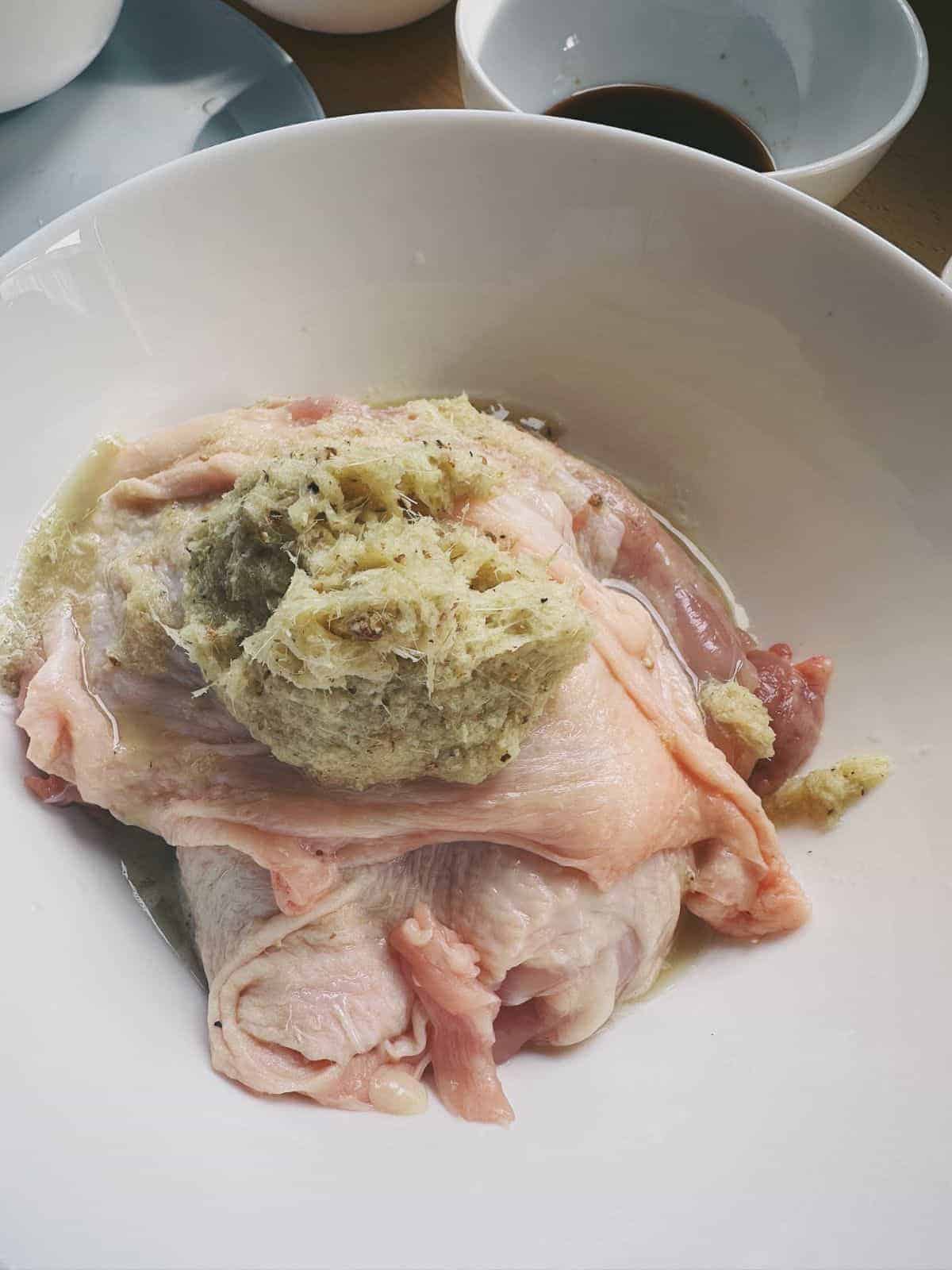 Ping Gai / Kai Yang – Lao & Thai Grilled Chicken Marinate the chicken