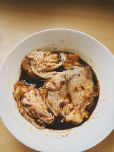 Marinate the chicken