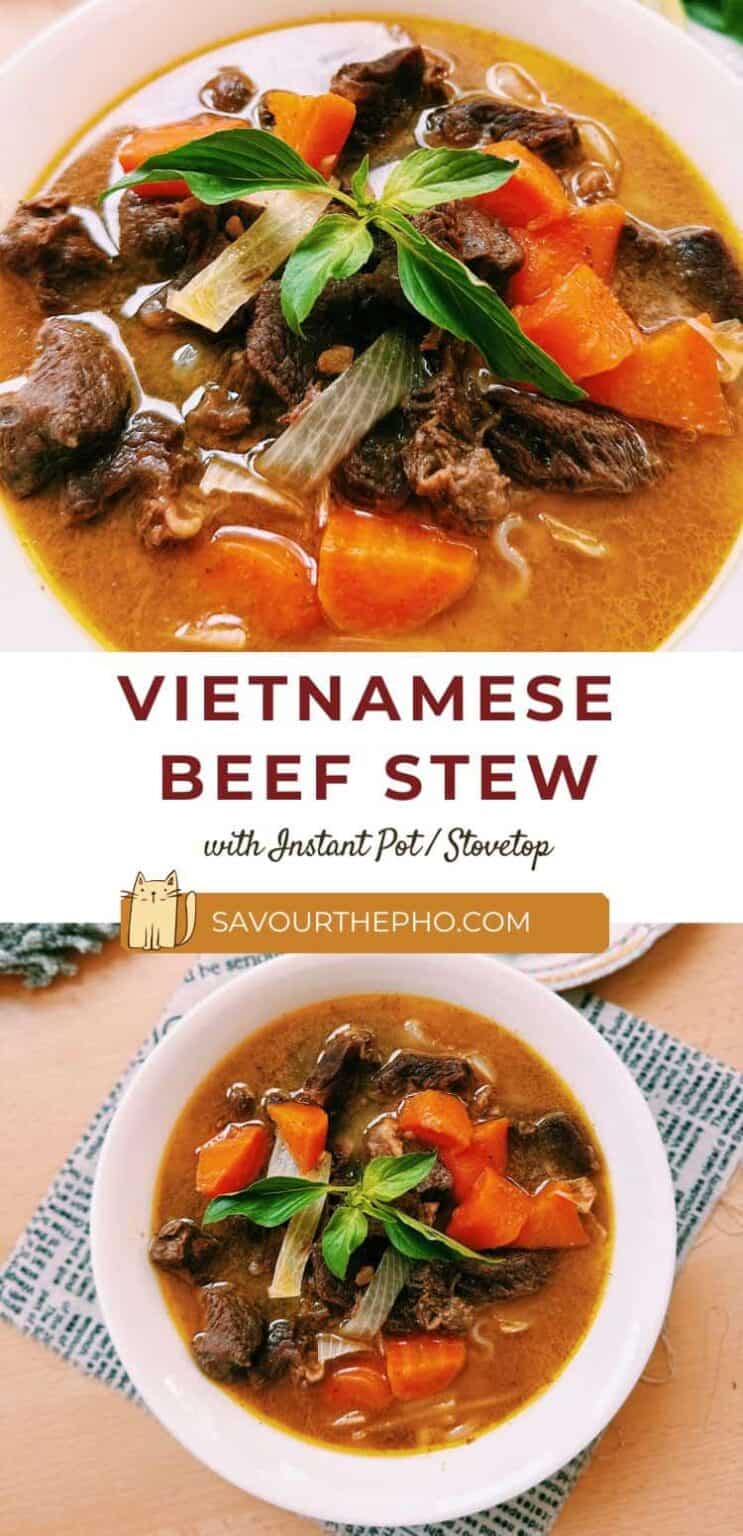 Hủ Tiếu Bò Kho/Phở Bò Kho (Vietnamese Beef Stew Noodles)