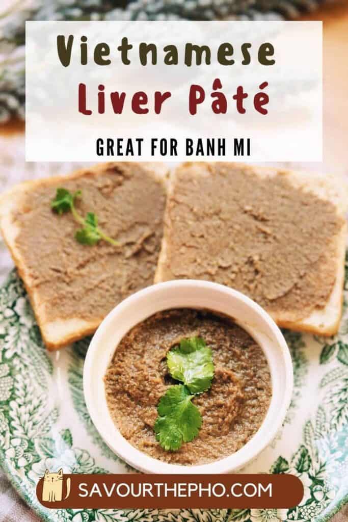 Vietnamese Chicken Liver Pâté For Banh Mi