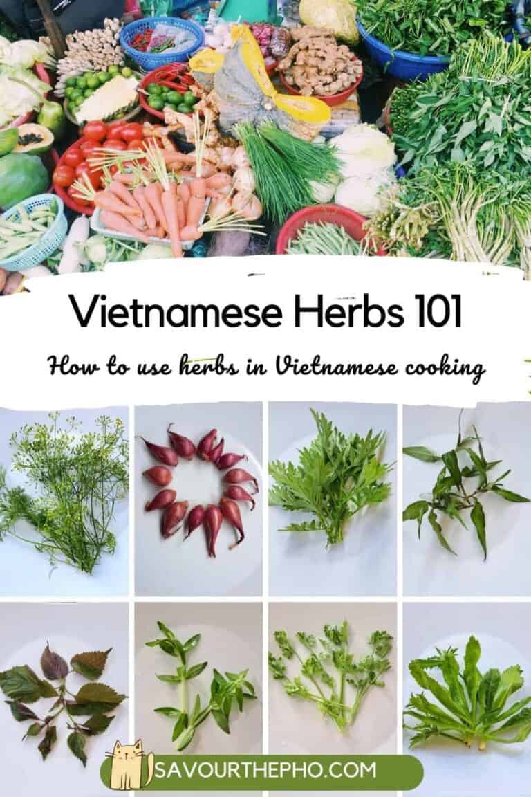 How to use Vietnamese herbs in Vietnamese cuisine