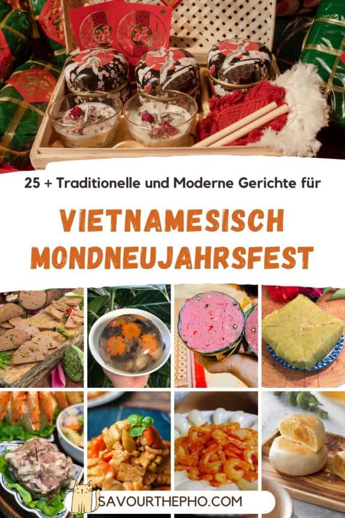 Vietnamesische Gerichte zum Mondneujahrsfest