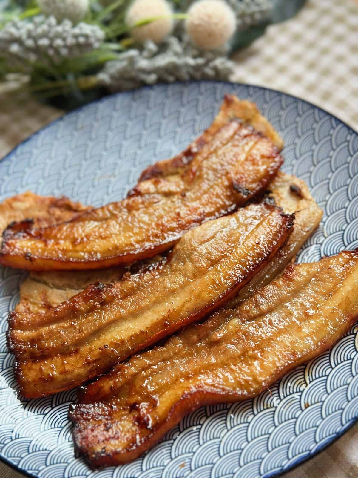 Zitronengras-Schweinebauch aus der Heißluftfritteuse Vietnamese grileld lemongrass pork belly