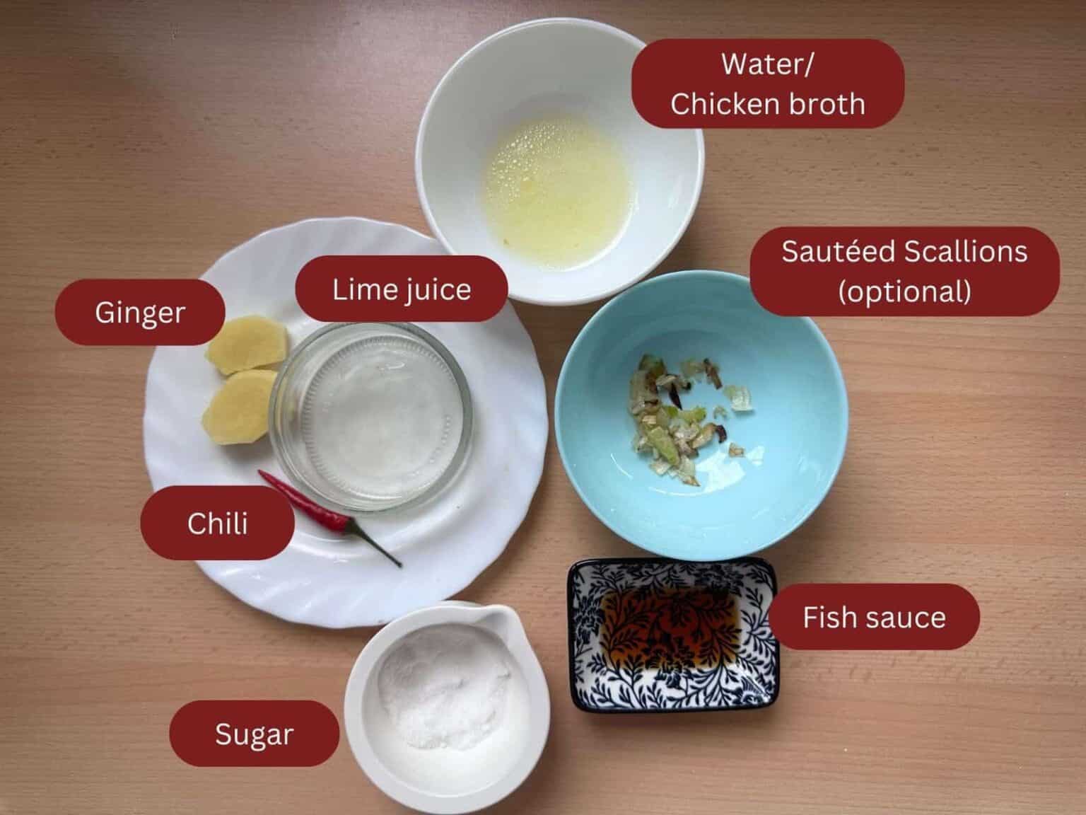 Nước Mắm Gừng (Vietnamese Lime Ginger Fish Sauce)