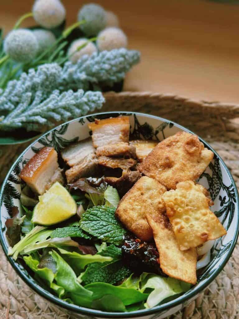 Cao Lau noodles