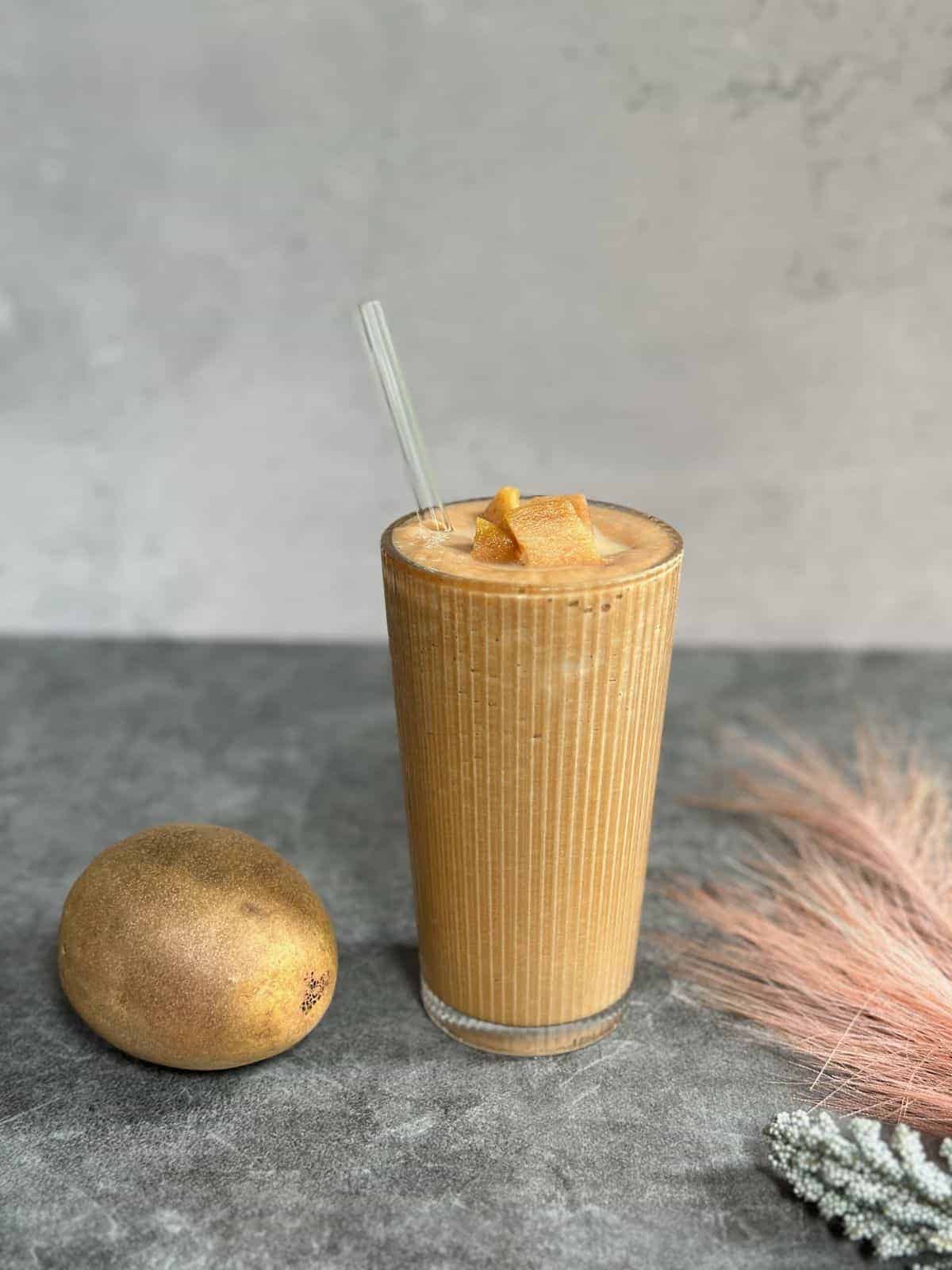 Chikoo Shake | Sapota Milkshake (Vietnamese-Style) Chikoo Shake (Sapota Milkshake)