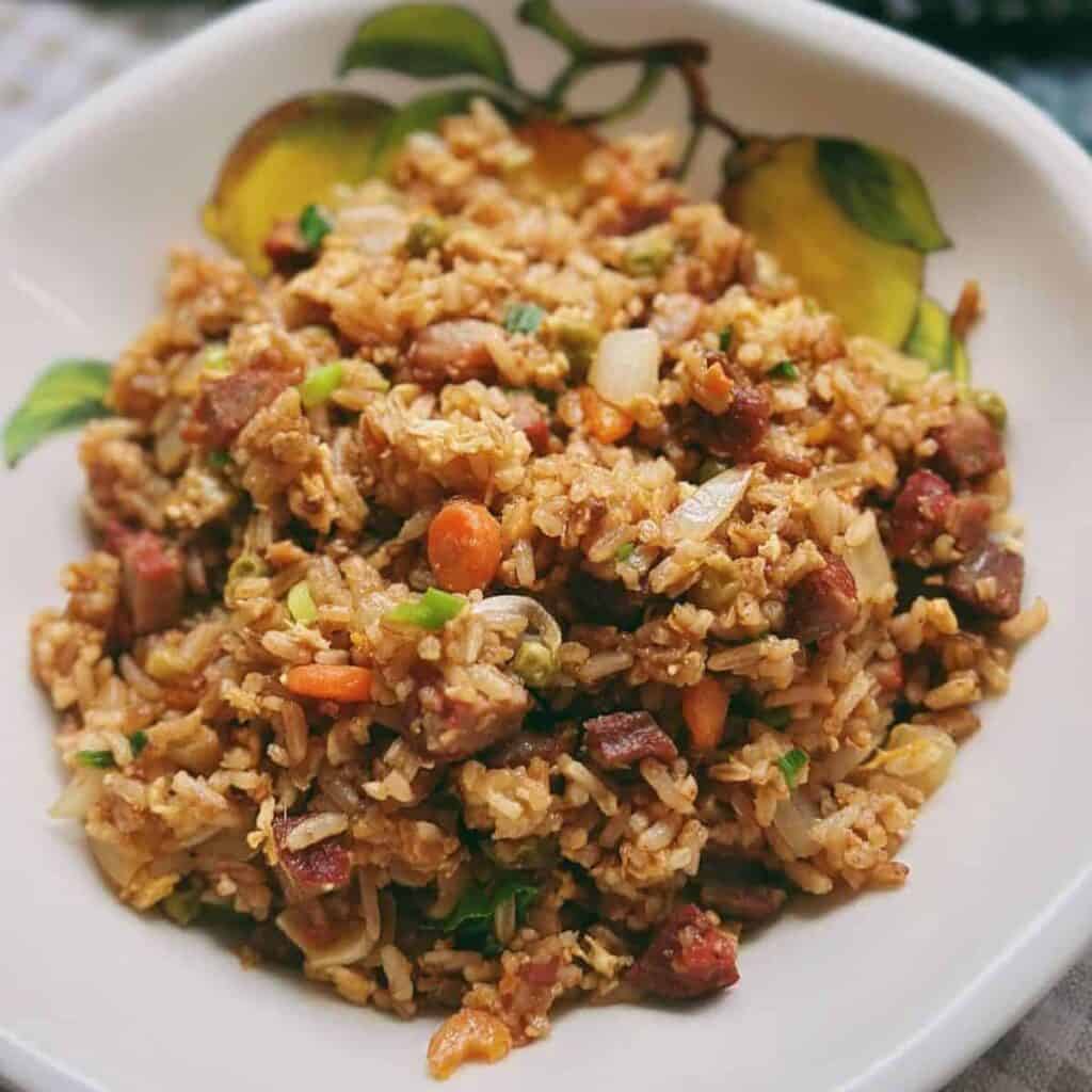 Char Siu Fried Rice (Chinese BBQ Pork Fried Rice)