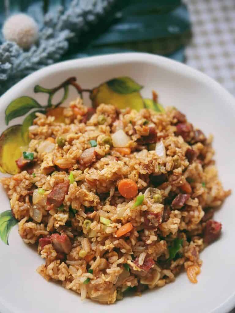 Char Siu Fried Rice (Chinese BBQ Pork Fried Rice)