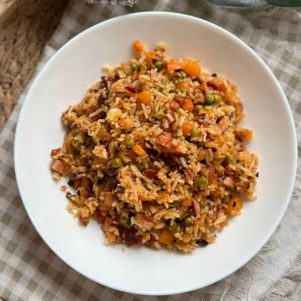 Kimchi Bokkeumbap: Pork Belly Kimchi Fried Rice Jasmine Fried Rice