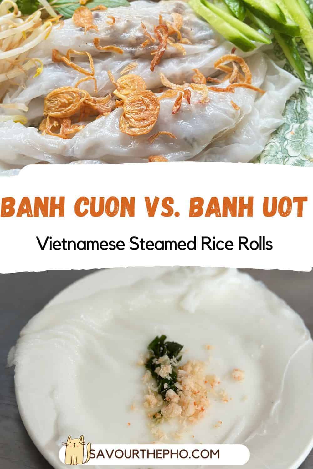 Bánh Cuốn VS. Bánh Ướt, What Are The Differences? Banh Cuon And Banh Uot