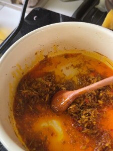 Make the lemongrass chili oil.