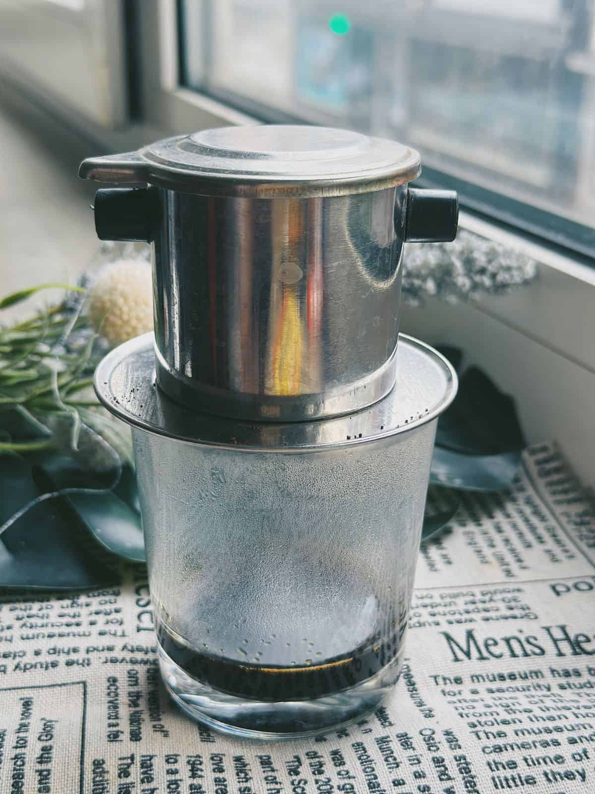 Salted Coffee - Authentic Ca Phe Muoi Recipe Drip the coffee