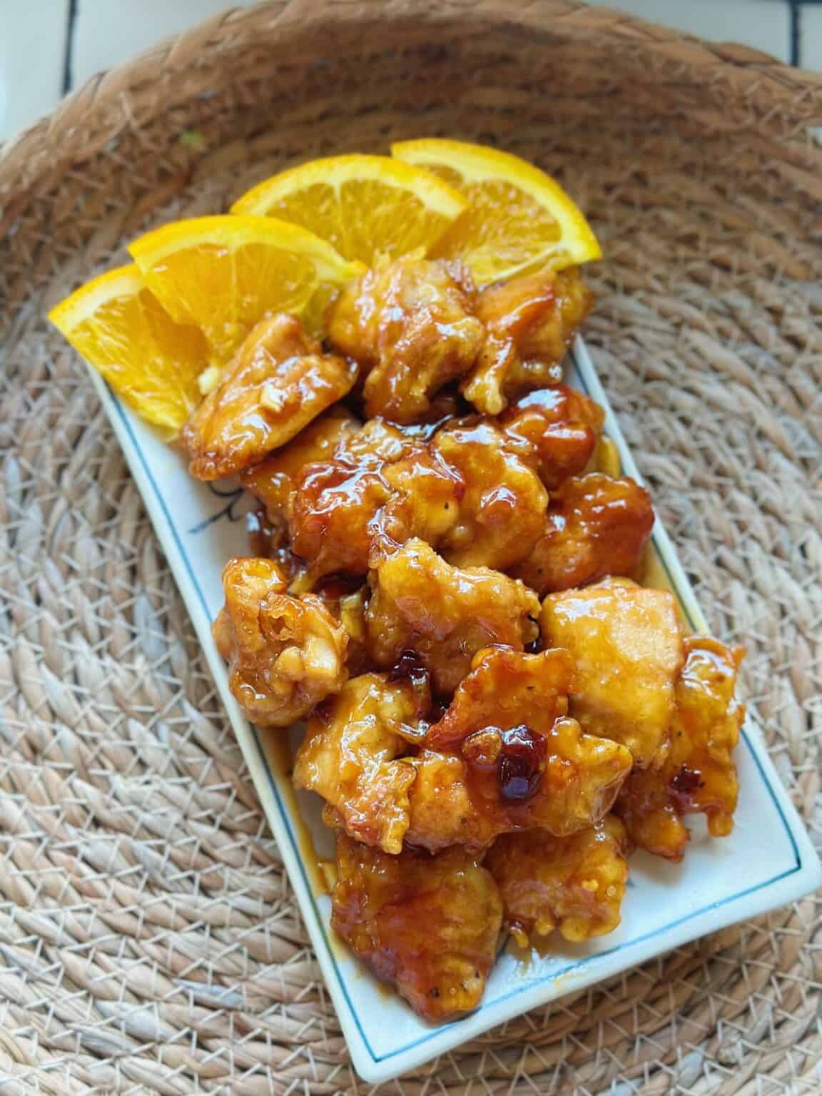 Einfaches, Saftiges Orange Chicken (Pandan Express-Stil)