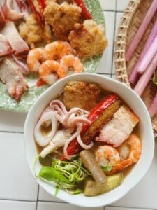 Authentic Bún Mắm | Vietnamese Fermented Fish Noodle Soup Bún Mắm Miền Tây (Vietnamese Fermented Fish Noodle Soup)