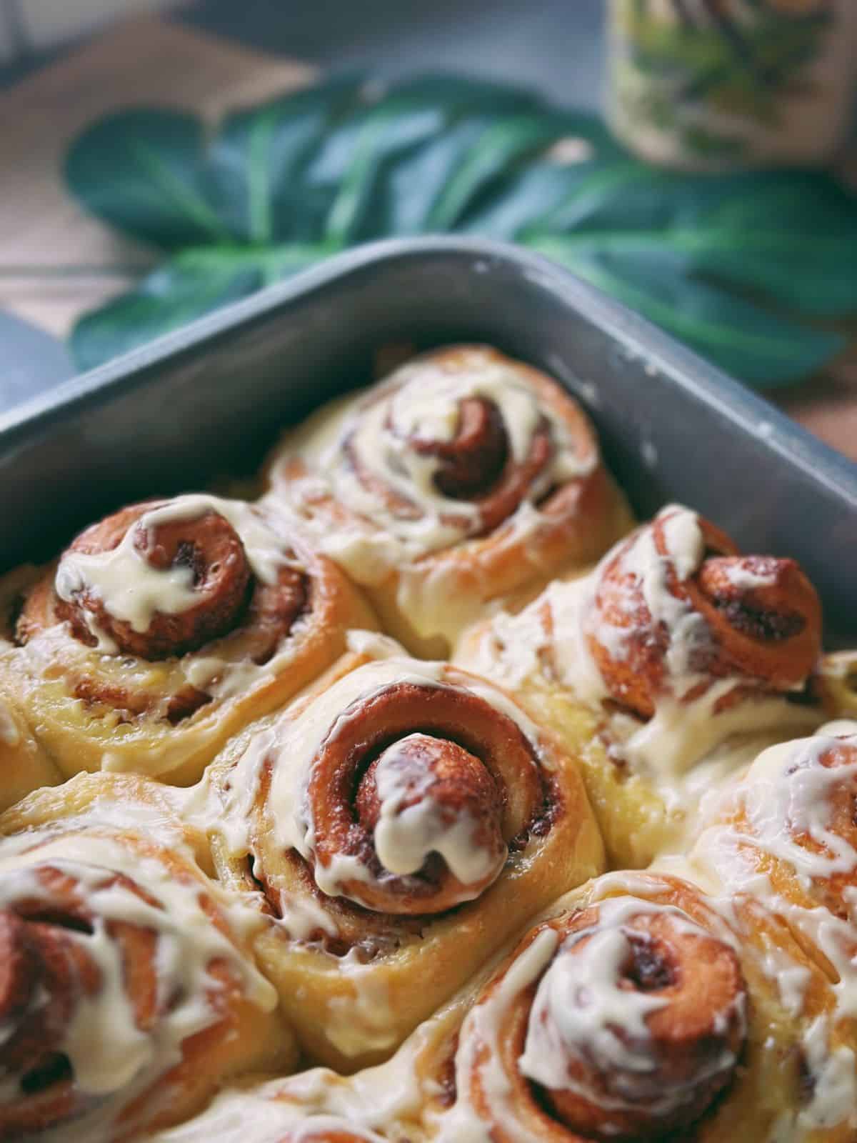 Amerikanische Zimtschnecken (Cinnamon Rolls)