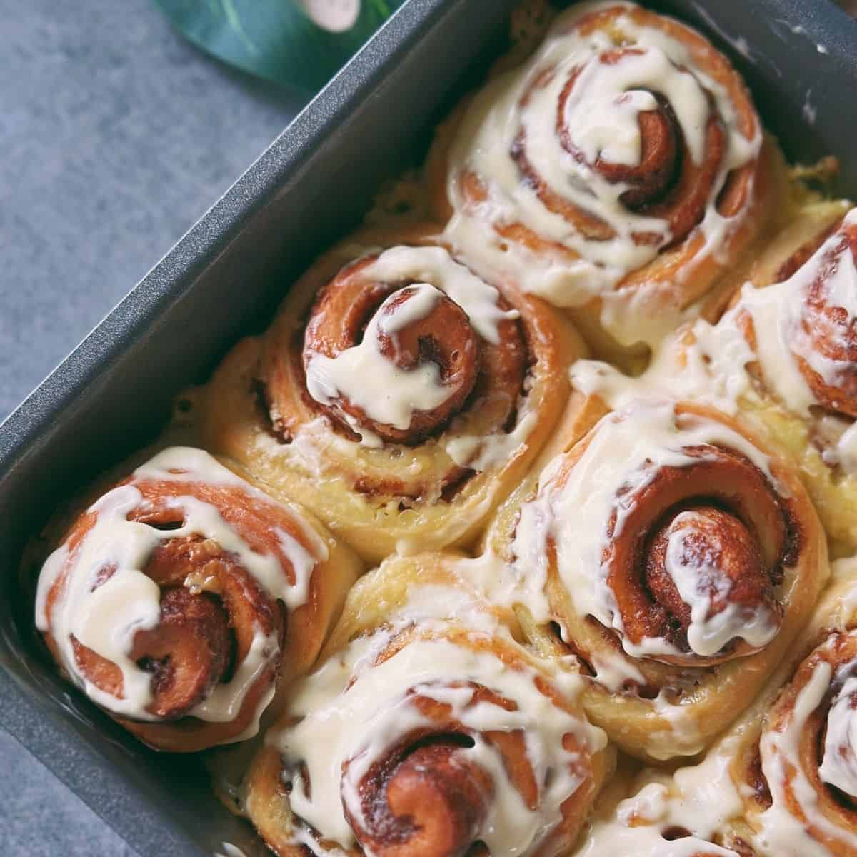 Amerikanische Zimtschnecken (Cinnamon Rolls)