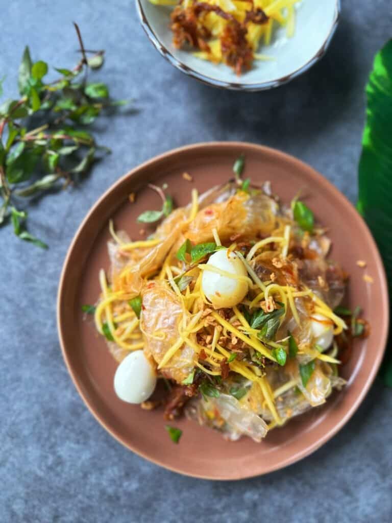 Bánh Tráng Trộn (Vietnamese rice paper salad)
