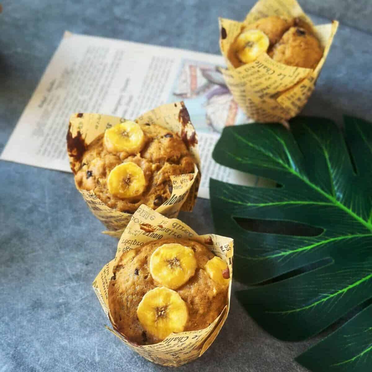 Schoko Bananen Muffin