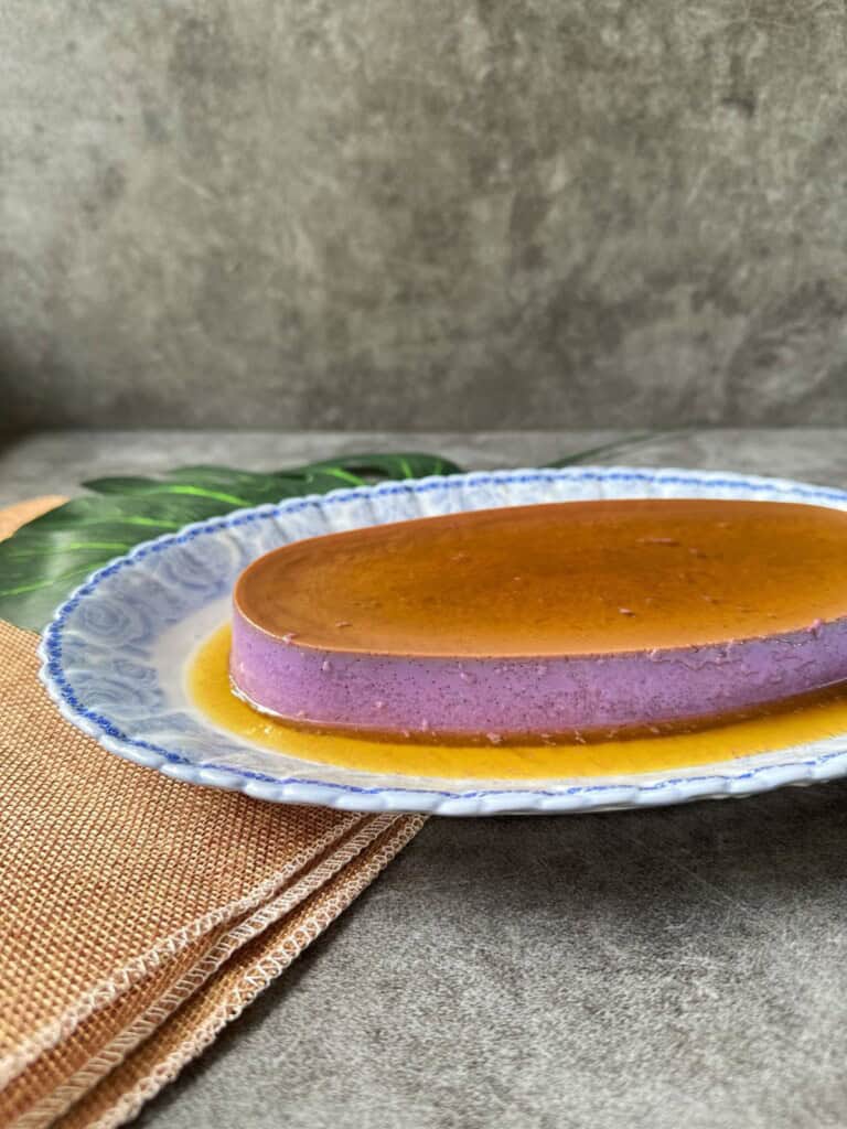 Ube Leche Flan