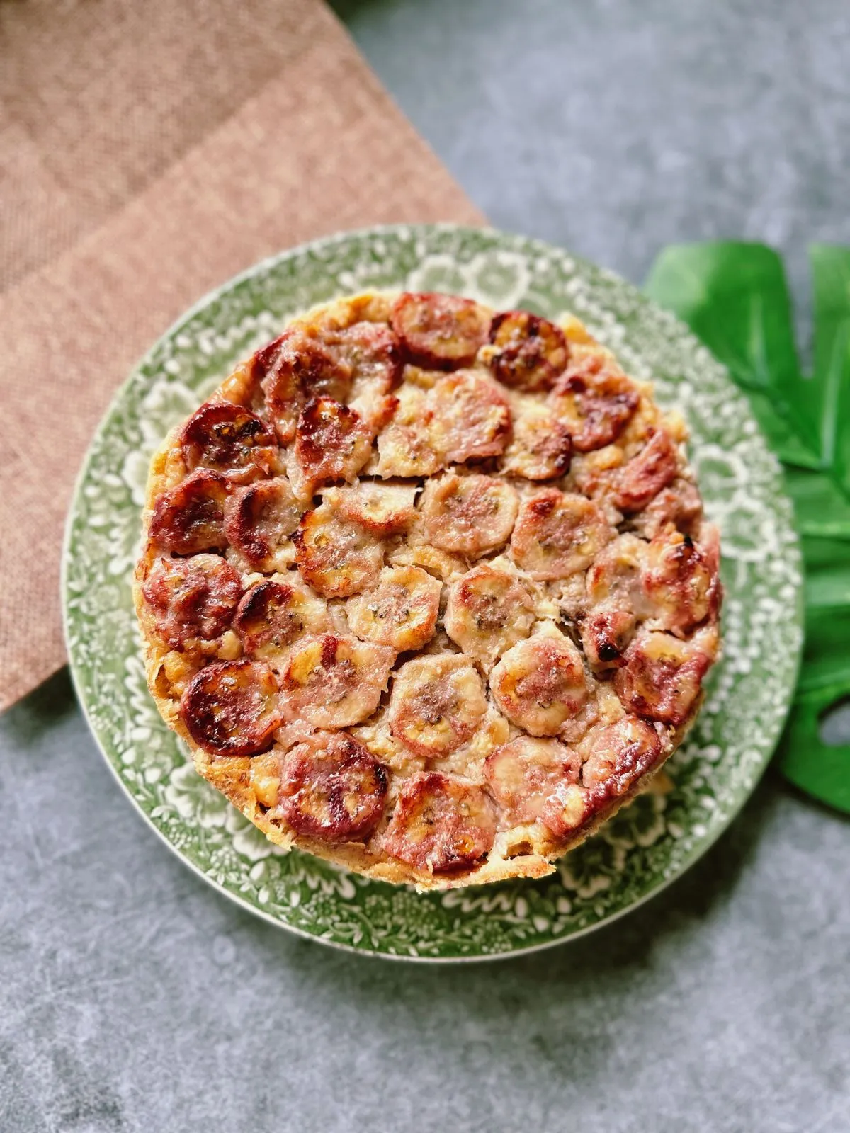 Vietnamesischer Bananenkuchen (Bánh Chuối Nướng) Vietnamese Banana Bread Pudding (Bánh Chuối Nướng)