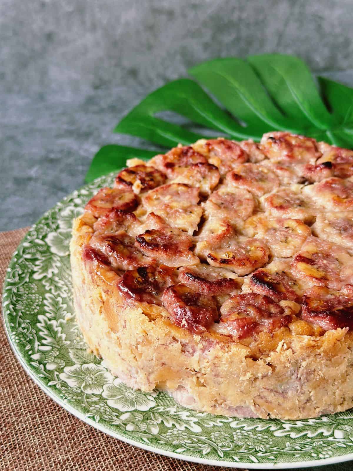 Vietnamesischer Bananenkuchen (Bánh Chuối Nướng) Vietnamese Banana Bread Pudding (Bánh Chuối Nướng)
