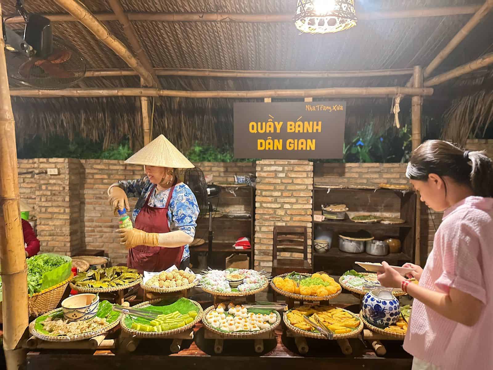 Vietnamese Cakes: 20 Types You Have to Try! Traditional Vietnamese cakes in a restaurant.